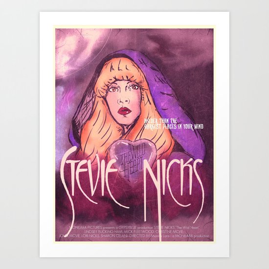 Stevie Nicks' "The Wild Heart" Art Print