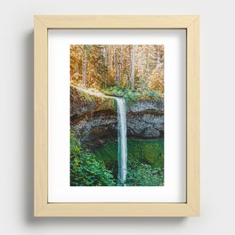 Oregon Waterfall Recessed Framed Print