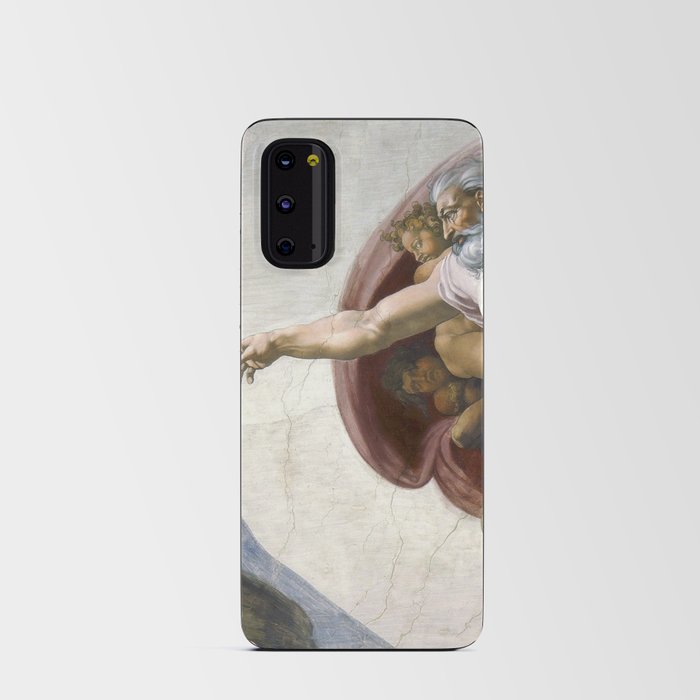 The Creation of Adam Android Card Case
