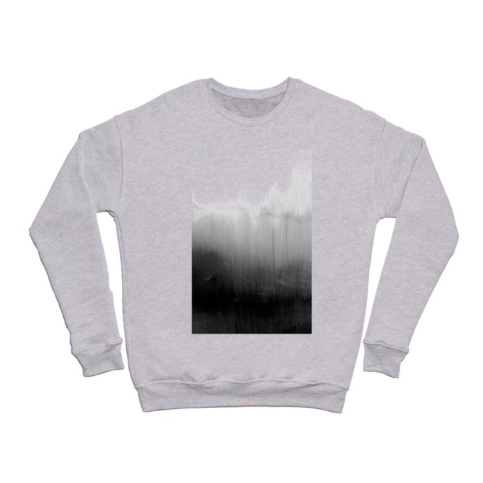Modern Black and White Watercolor Gradient Crewneck Sweatshirt