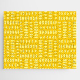 Aztec Mustard print Jigsaw Puzzle