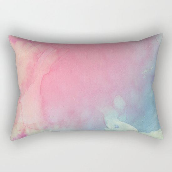 Rose and Serenity Rectangular Pillow