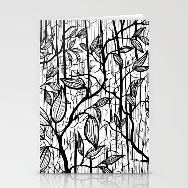 Forrest Line drawing  Stationery Cards