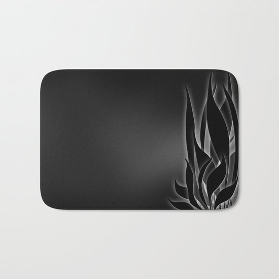 Abs Plant at Night Bath Mat