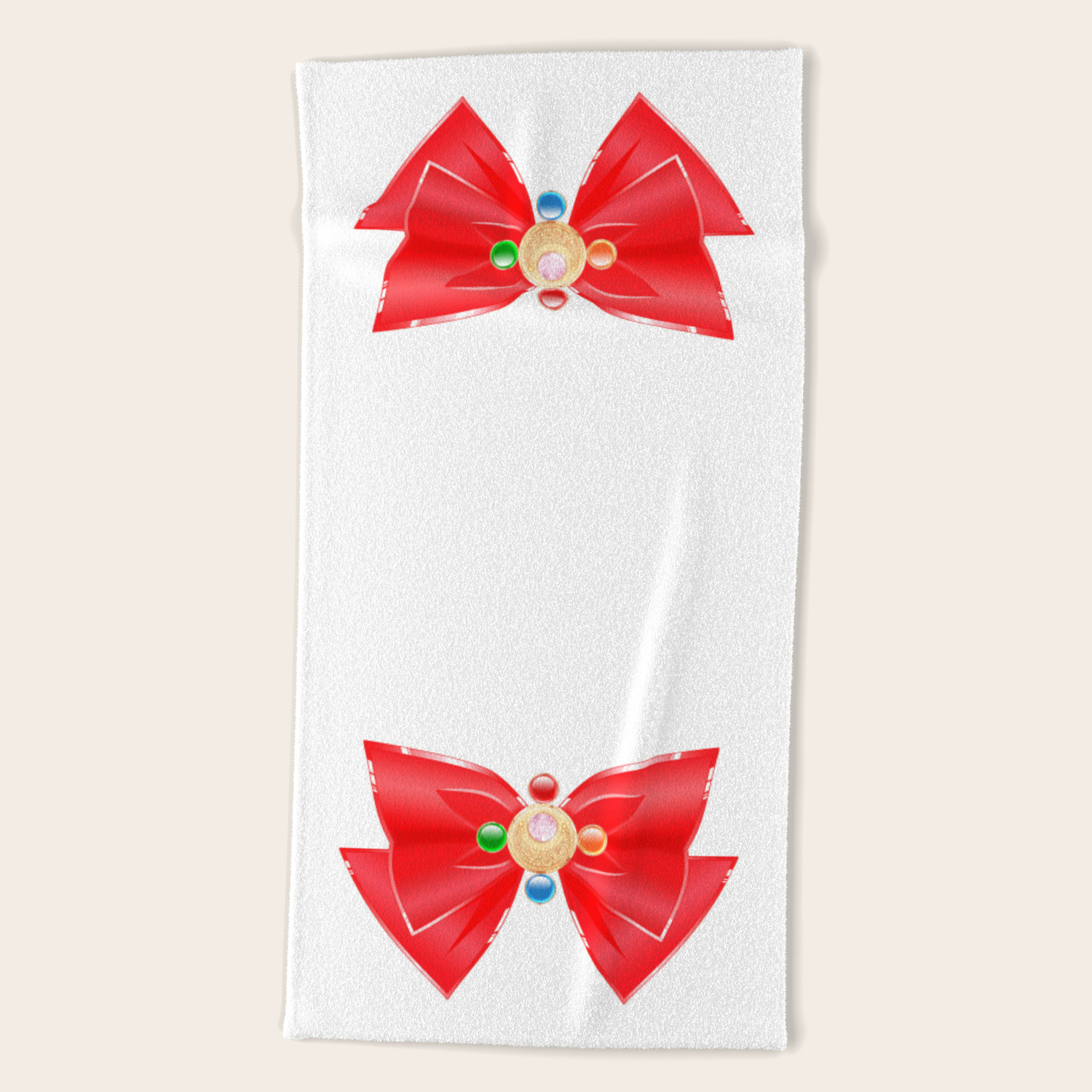 Sailor Moon Manga Transformation Brooch Beach Towel By Vantastique