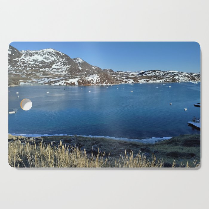 Greenlandic landscape Cutting Board