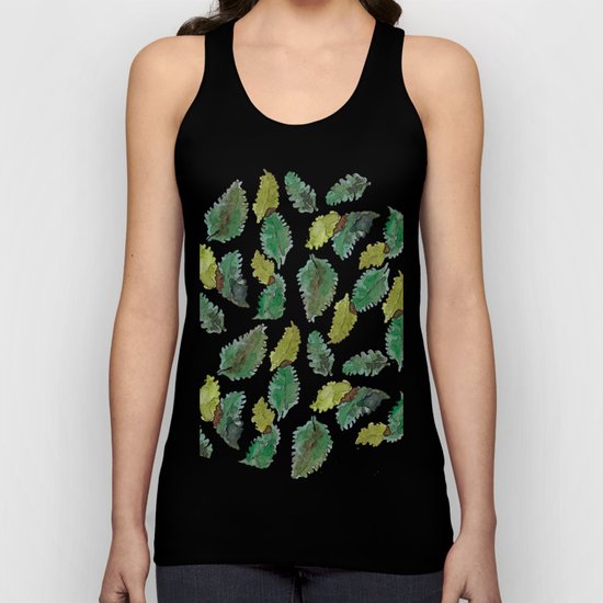 water color green Unisex Tank Top