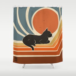 Evening time Shower Curtain
