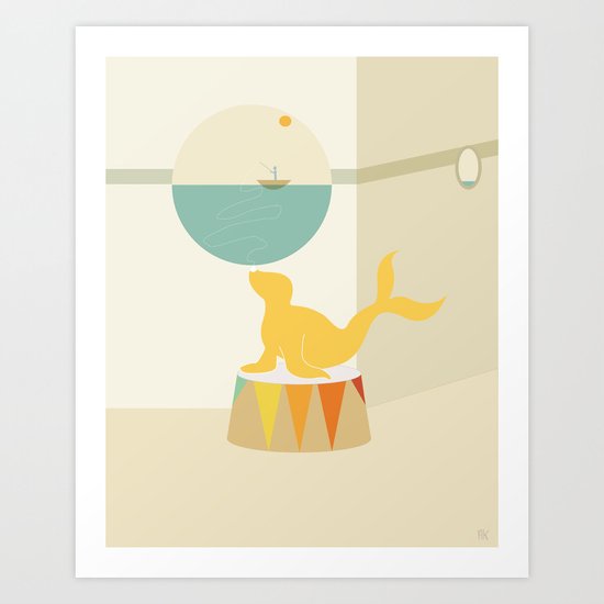Nautical Illusion Art Print