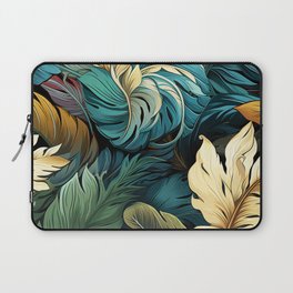 Tropical abstract leaves Laptop Sleeve