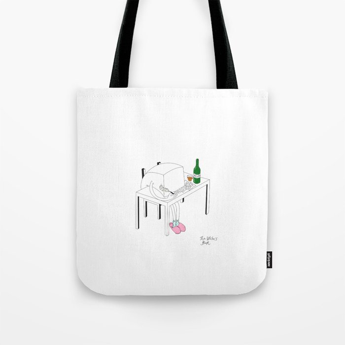 The Writer's Block Little Cube Tote Bag