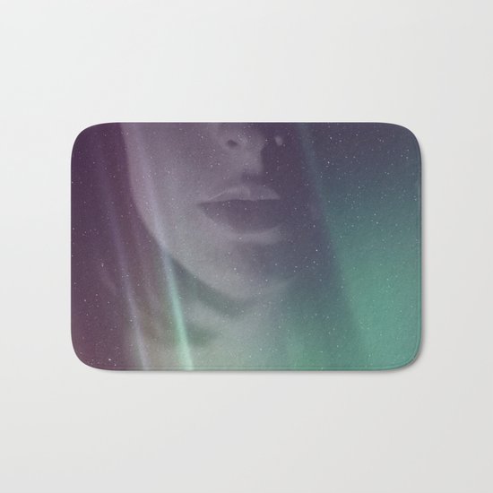 Aurora borealis Bath Mat