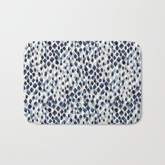 Indigo Rain Bath Mat