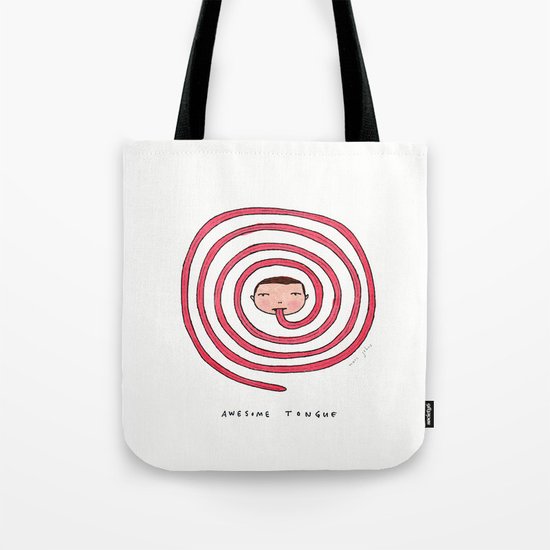 Awesome tongue Tote Bag