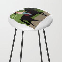 A Peaceful Ride Counter Stool