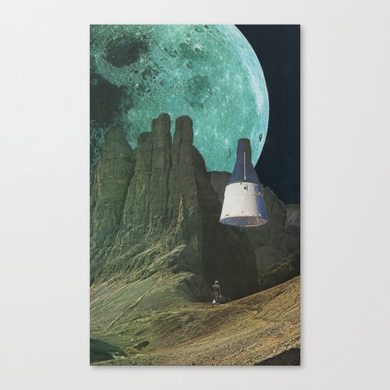 Månen (Luna) Canvas Print