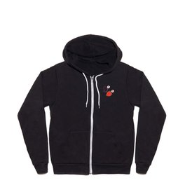 the death loves the strawberry Full Zip Hoodie