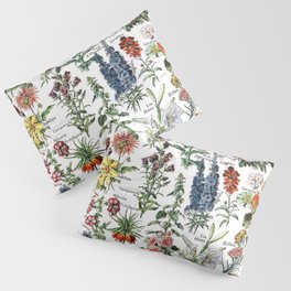 Fleur, the classic Vintage Flowers Chart by Adolphe Millot Pillow Sham