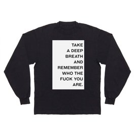 Wise word 01 Long Sleeve T-shirt