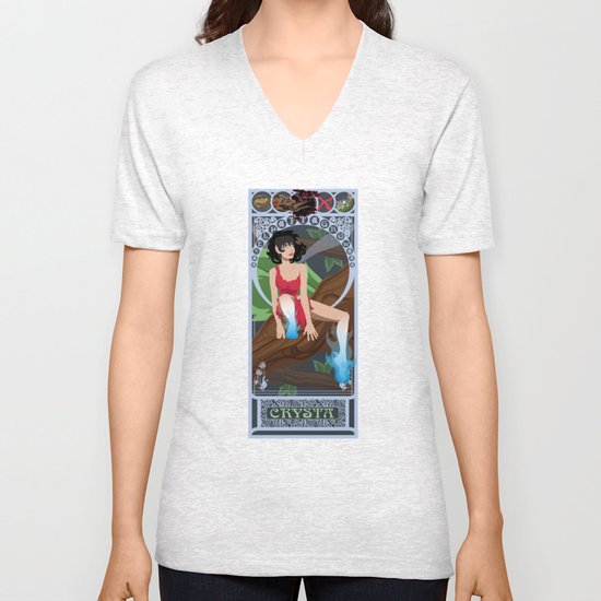 Crysta Nouveau - Fern Gully Unisex V-Neck