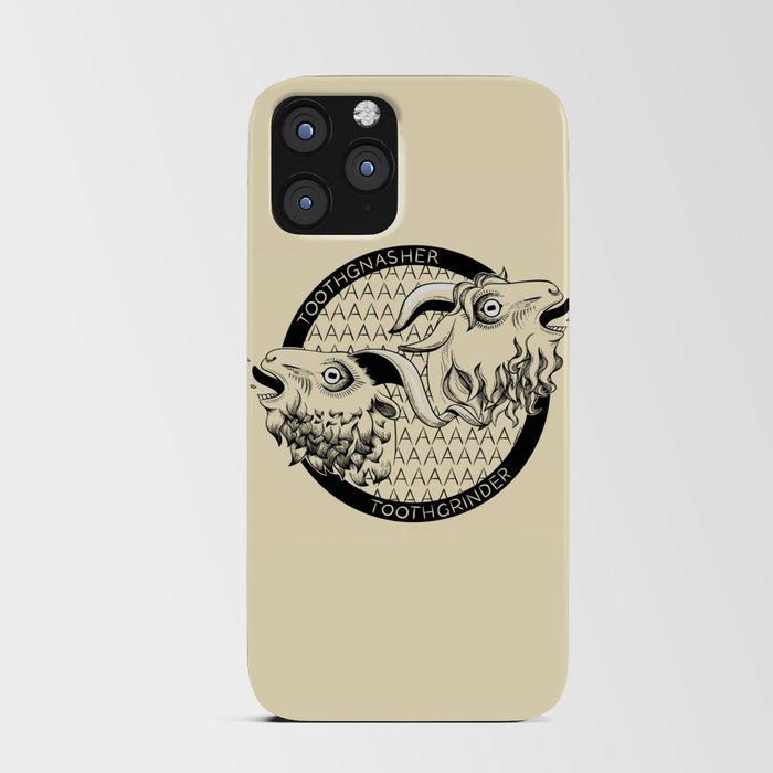 Toothgnasher and Toothgrinder | Screaming Goats iPhone Card Case