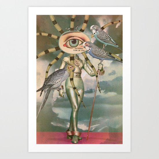 BIRD WATCHERS Art Print