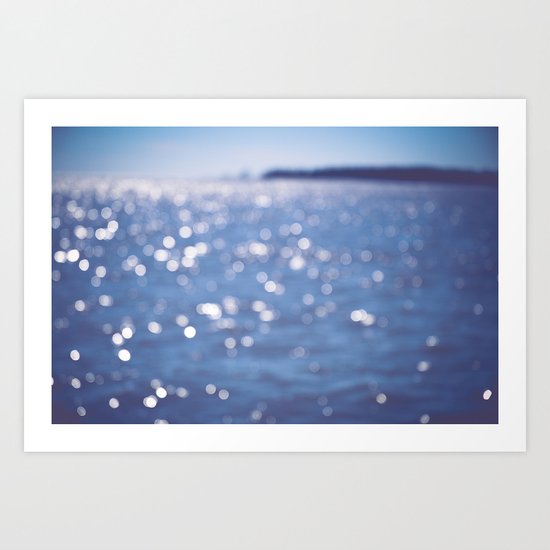Indigo Sea Art Print