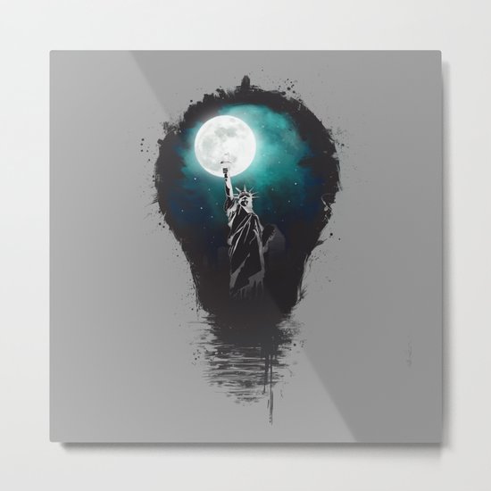 Big city lights Metal Print