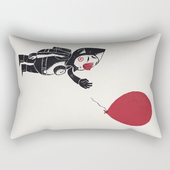 balloon fairy Rectangular Pillow