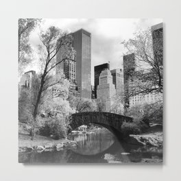 Central Park Bridge. Metal Print