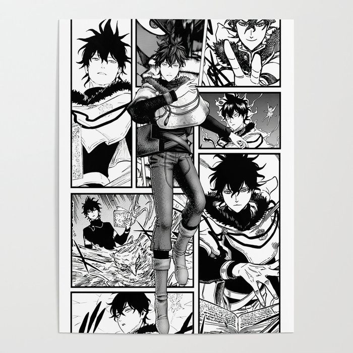 Asta Black Clover Anime Decoration Manga Home Decor Canvas Painting Living  Room Wall Art Pictures Posters Prints
