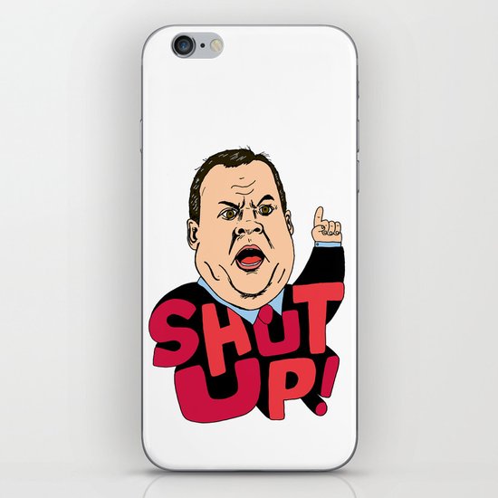 Christie says "Shut up!" iPhone Skin