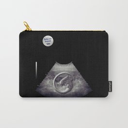 Alien on board - Ultrasound - badge variant Carry-All Pouch