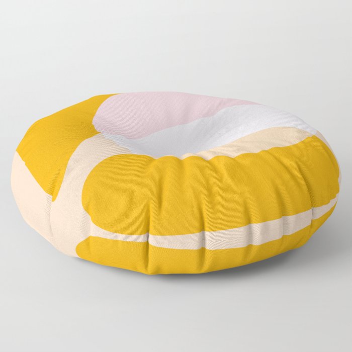 Mustard and Mayonnaise Floor Pillow