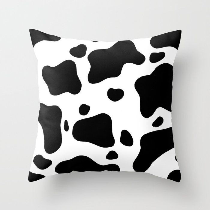 cow hide pillow