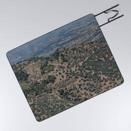 A Road Less Traveled Steep Mountain Road 4 Picnic Blanket