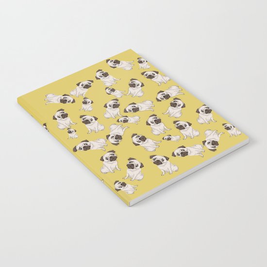Pug Pattern Notebook