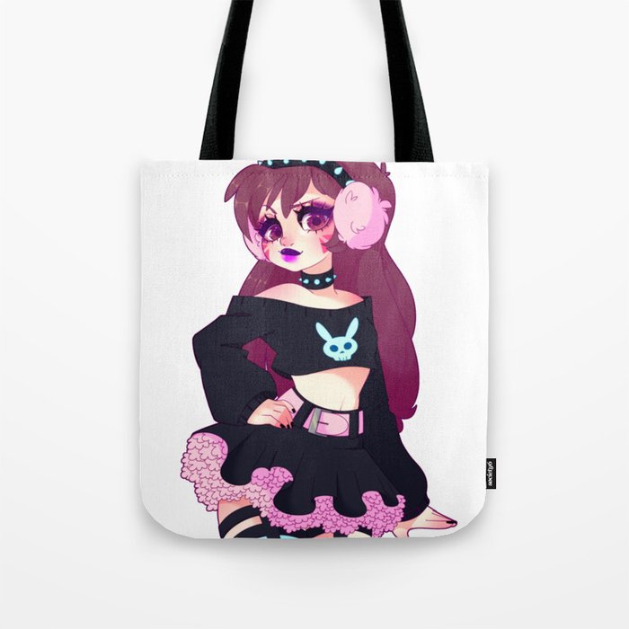 Pastel Goth D Va Tote Bag