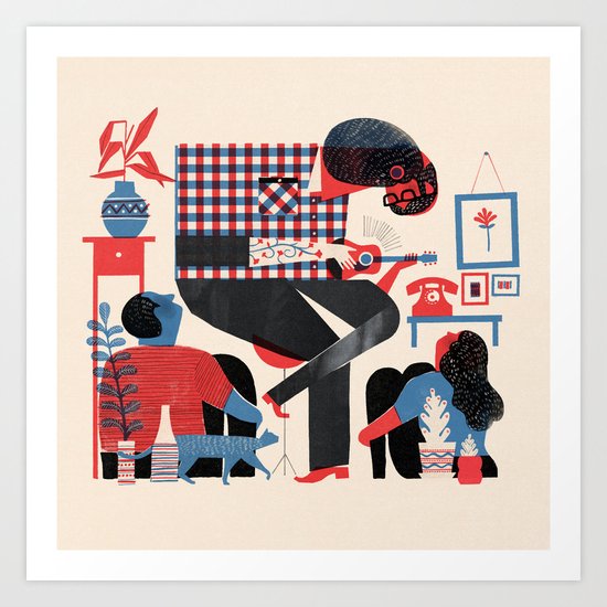 House Show Art Print