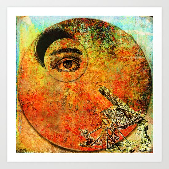 The astronomer Art Print