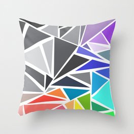 P i e c e s  Throw Pillow