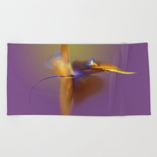 dancing angle Beach Towel