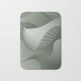 SoundScape 6 in Fog Bath Mat | Visualization, Graphicdesign, Futuristic, Abstract, Pattern, Digital, 3D 