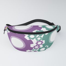 A Cog design in modern colours Fanny Pack