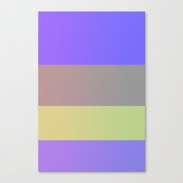 Purple Retro Aesthetic Color Block Abstract Canvas Print