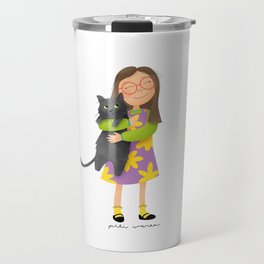 Friendly Cat Travel Mug