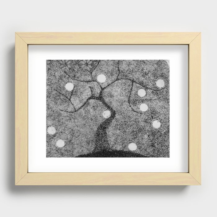 Twisted Tree Recessed Framed Print