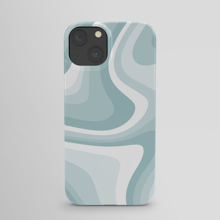 Abstract Wavy Stripes LXVI iPhone Case