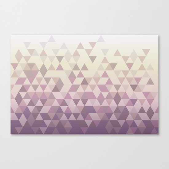 Triangles Canvas Print
