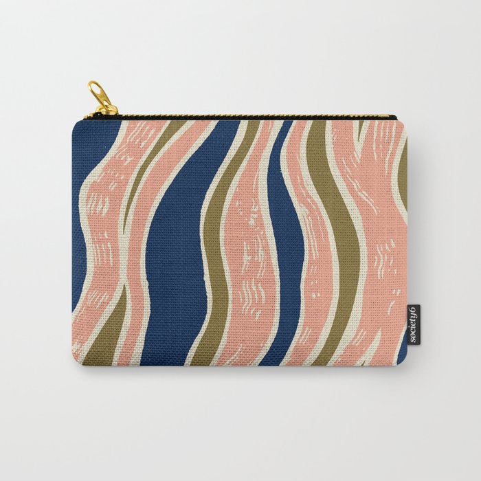 Earthy Rivers Cobalt Carry-All Pouch